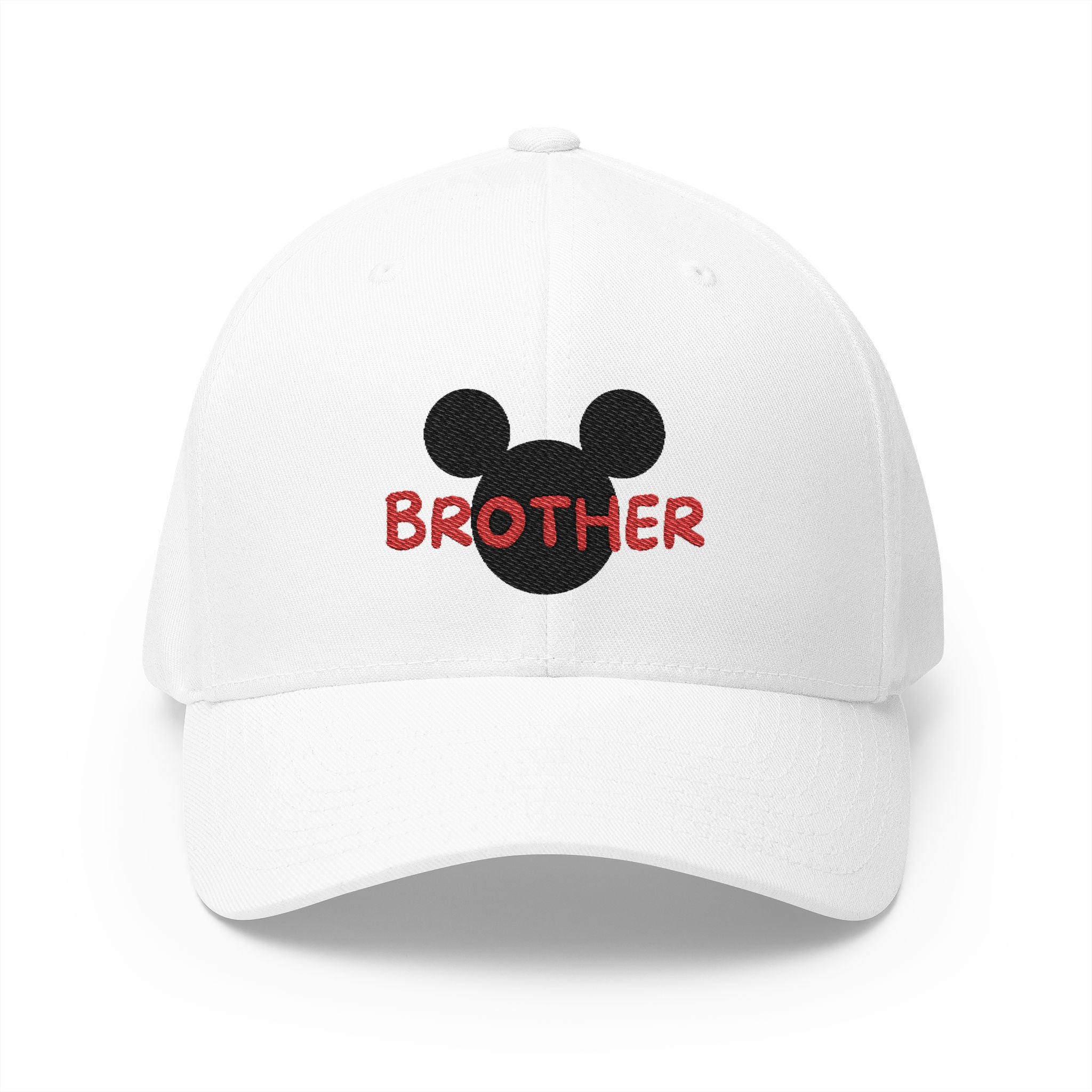 Brother Mickey Mouse Cap, Disney Brother Hat, Embroidered Cap for Siblings, Family Gift, Birthday Hat, Cute Kids Accessories