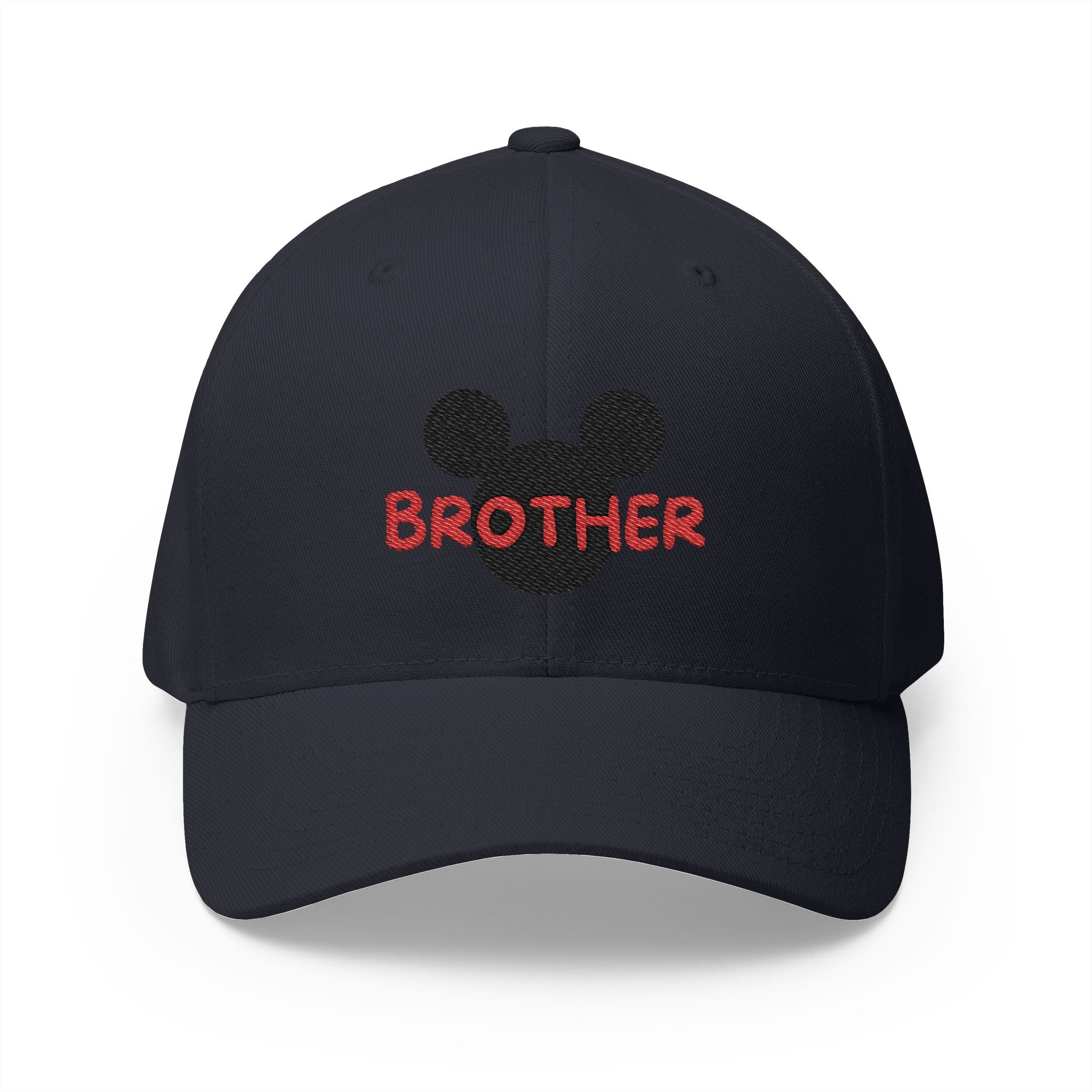 Brother Mickey Mouse Cap, Disney Brother Hat, Embroidered Cap for Siblings, Family Gift, Birthday Hat, Cute Kids Accessories
