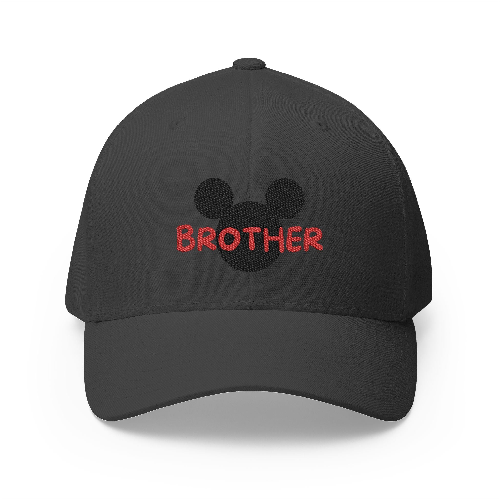 Brother Mickey Mouse Cap, Disney Brother Hat, Embroidered Cap for Siblings, Family Gift, Birthday Hat, Cute Kids Accessories